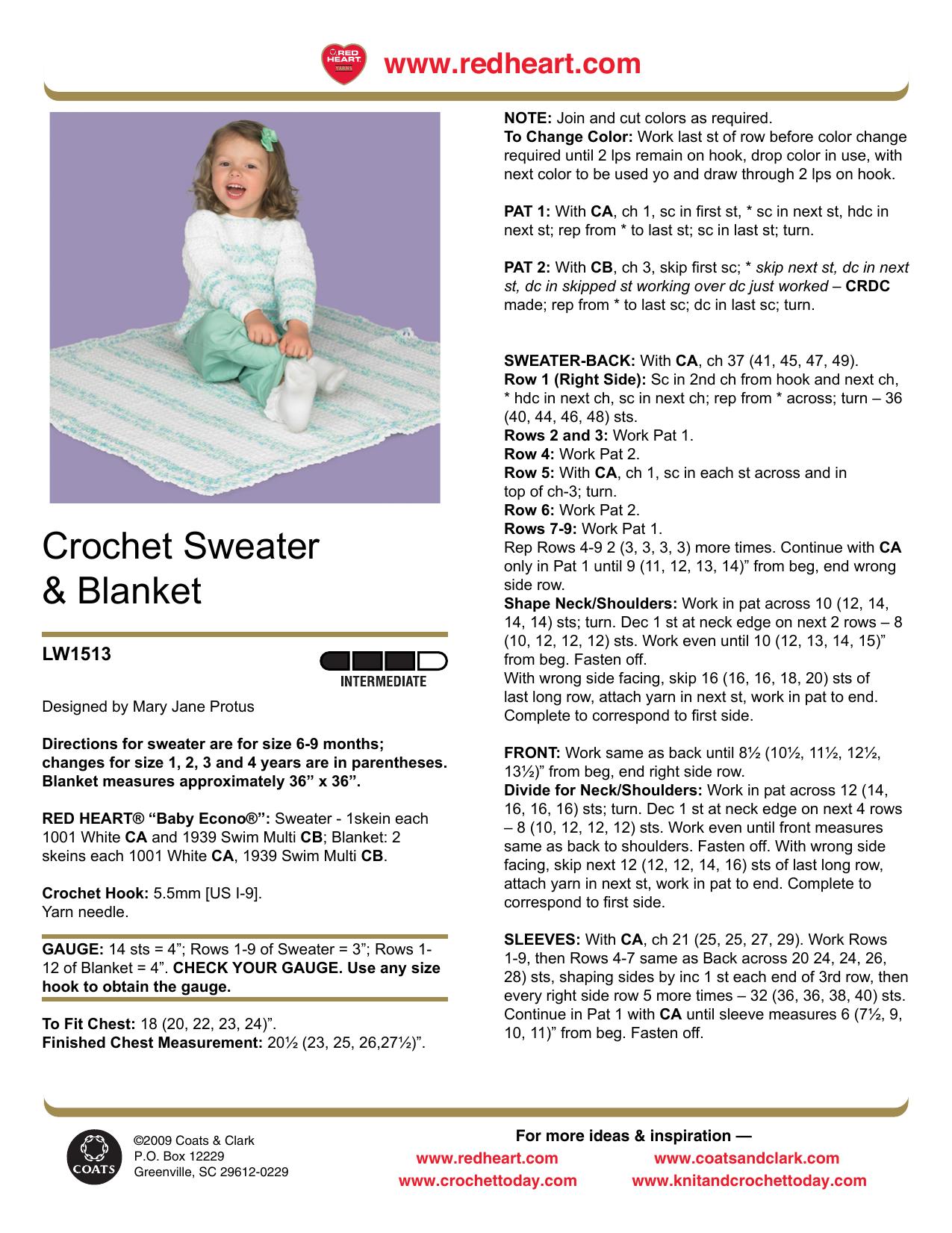 CROCHET by Crochet Sweater & Blanket