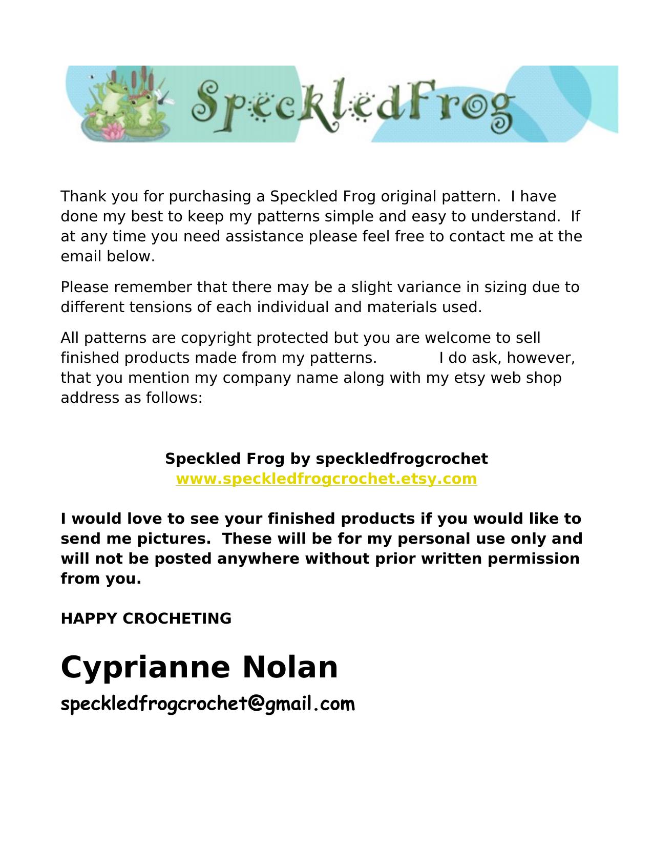 CROCHET by Cyprianne
