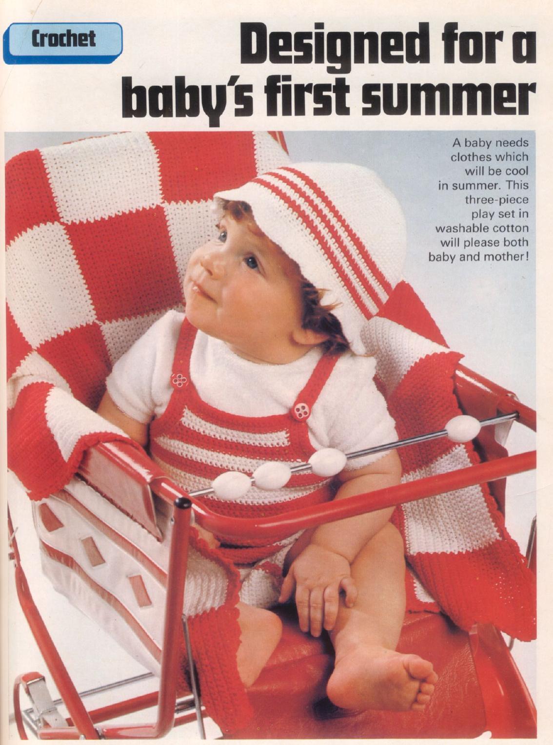 CROCHET by Designed for a baby's first summer