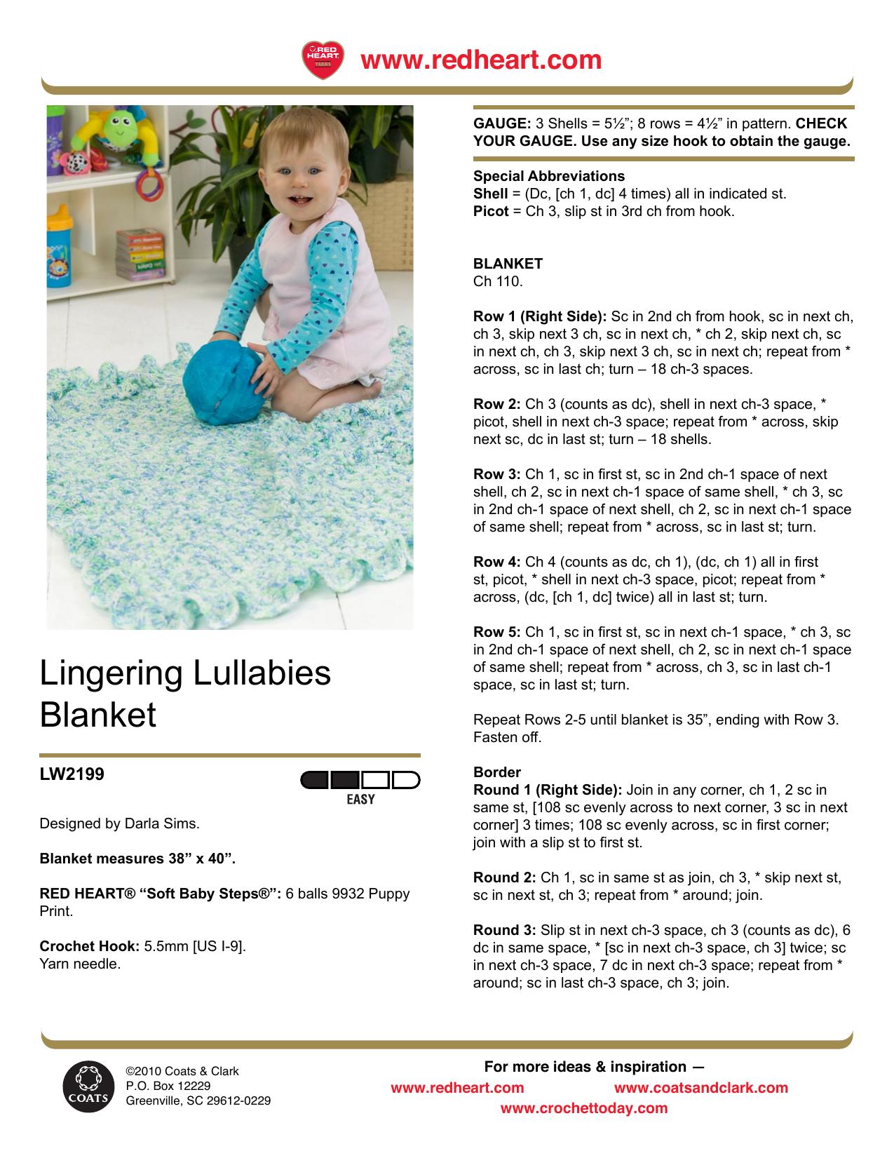 CROCHET by Lingering Lullabies Blanket