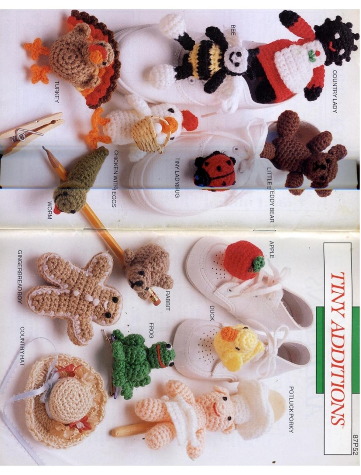 CROCHET by Tiny Additions Shoe Decorations