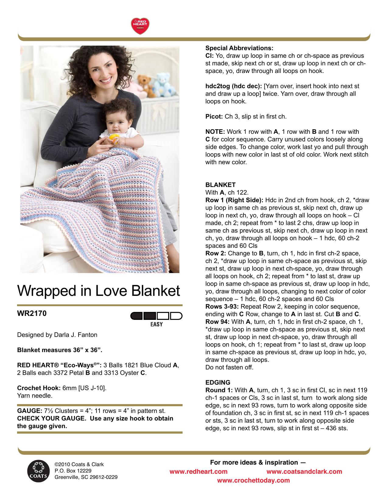 CROCHET by Wrapped in Love Blanket