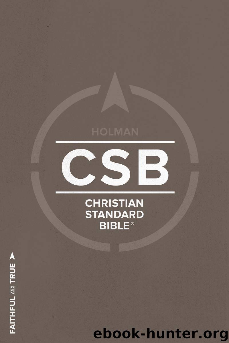CSB Holy Bible by Holman Bible Publishers
