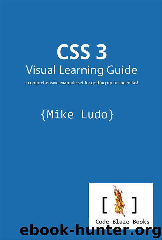 CSS 3 Visual Learning Guide: a comprehensive example set for getting up to speed fast by Ludo Mike