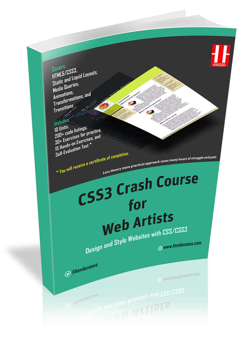 CSS3 Crash Course for Web Artists: Design and Style Websites with CSS/CSS3