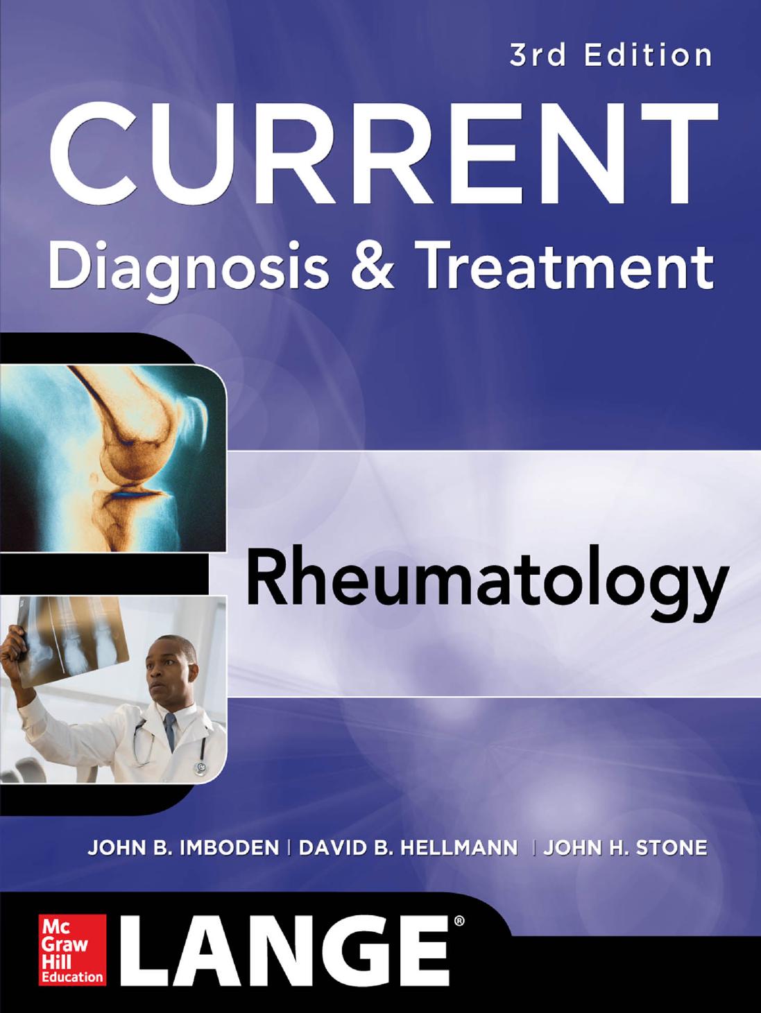 CURRENT Diagnosis   Treatment by Rheumatology 3rd Ed(LANGE)