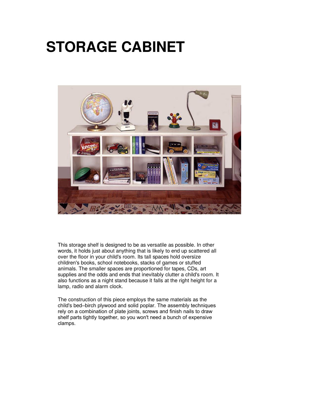 Cabinet by kid STORAGE CABINET