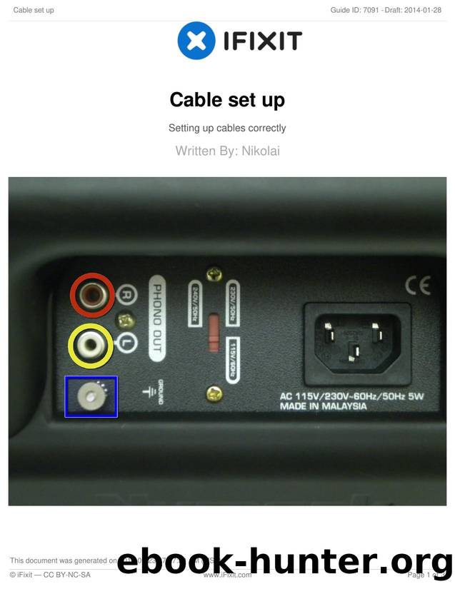 Cable set up by Unknown