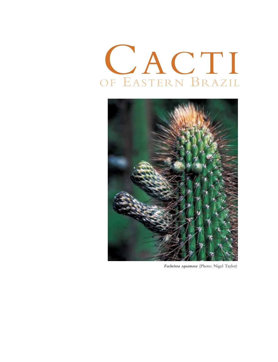 Cacti of Eastern Brazil by Taylor