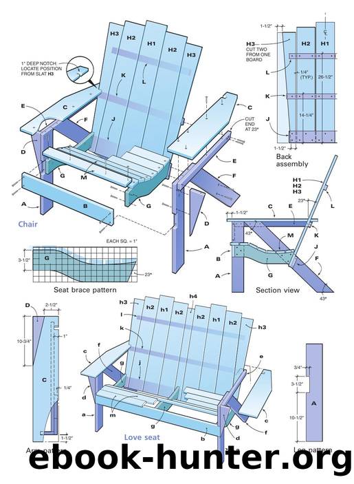 Cadeira Adirondack by Family Handyman by Unknown