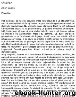 Caderea by Albert Camus