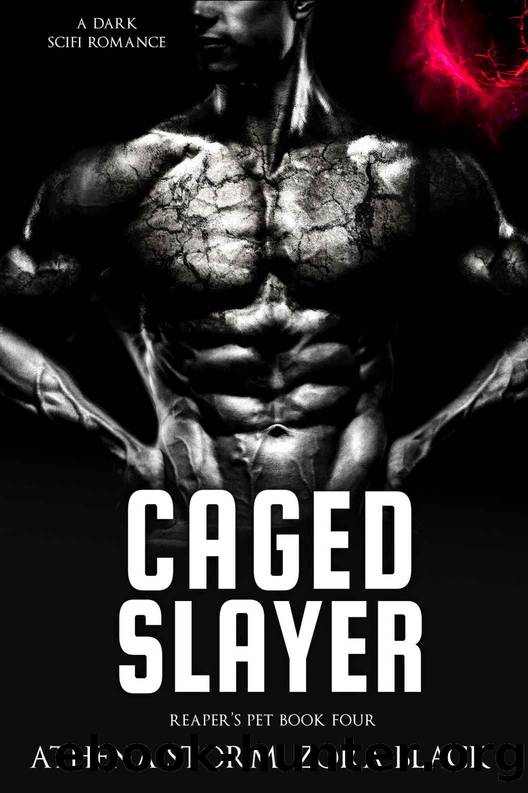 Caged Slayer: A Dark SciFi Romance by Storm Athena & Black Zora