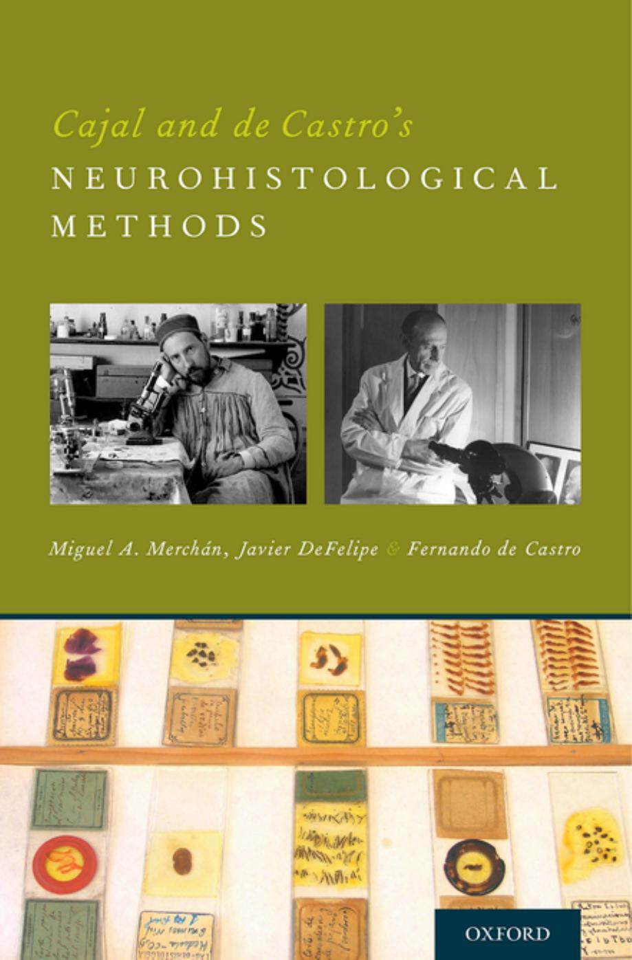 Cajal and de Castroâs Neurohistological Methods by Miguel A Merchán Javier De Felipe Fernando de Castro