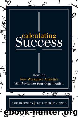 Calculating Success: How the New Workplace Analytics Will Revitalize Your Organization by Carl Hoffmann & Eric Lesser & Tim Ringo