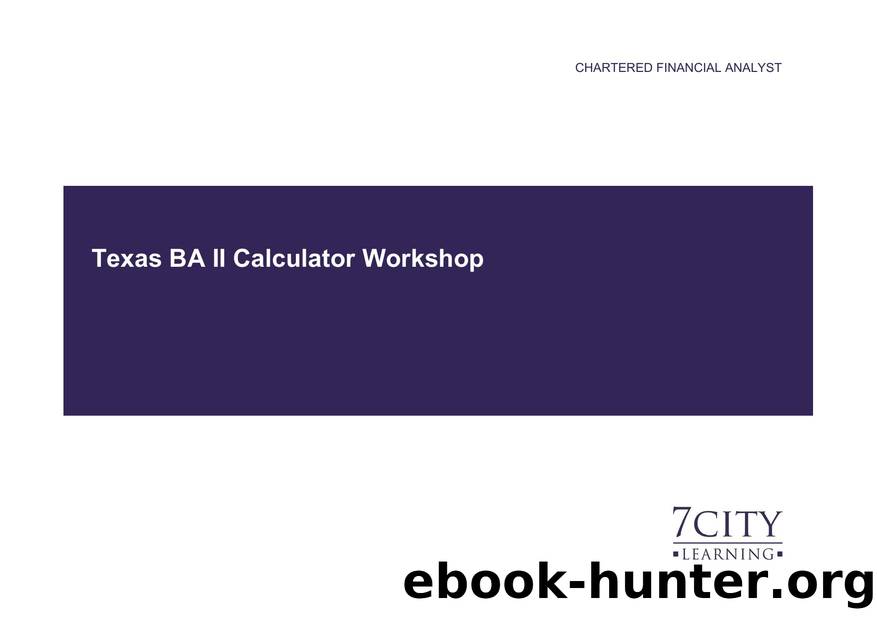 Calculator Workshop by Unknown