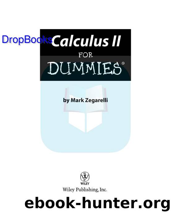 Calculus II for Dummies ISBN by 047022522X DropBooks APP