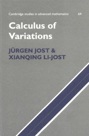 Calculus of Variations by Jurgen Jost Xianqing Li-Jost