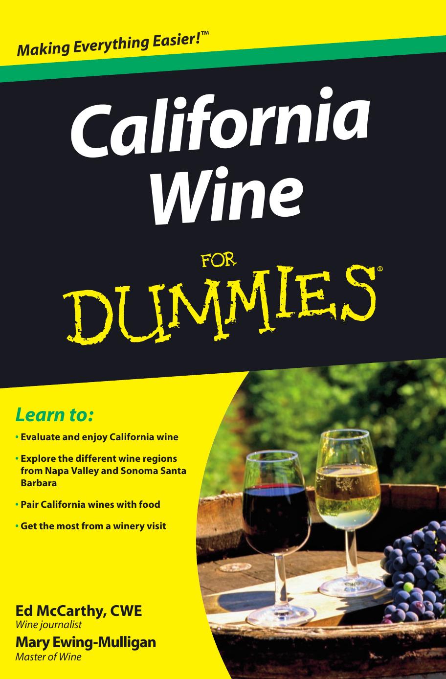California Wine for Dummies (ISBN by 0470376074)