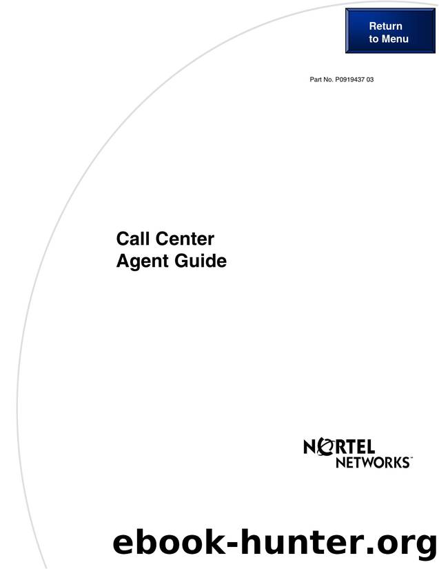 Call Center Agent Guide by Unknown