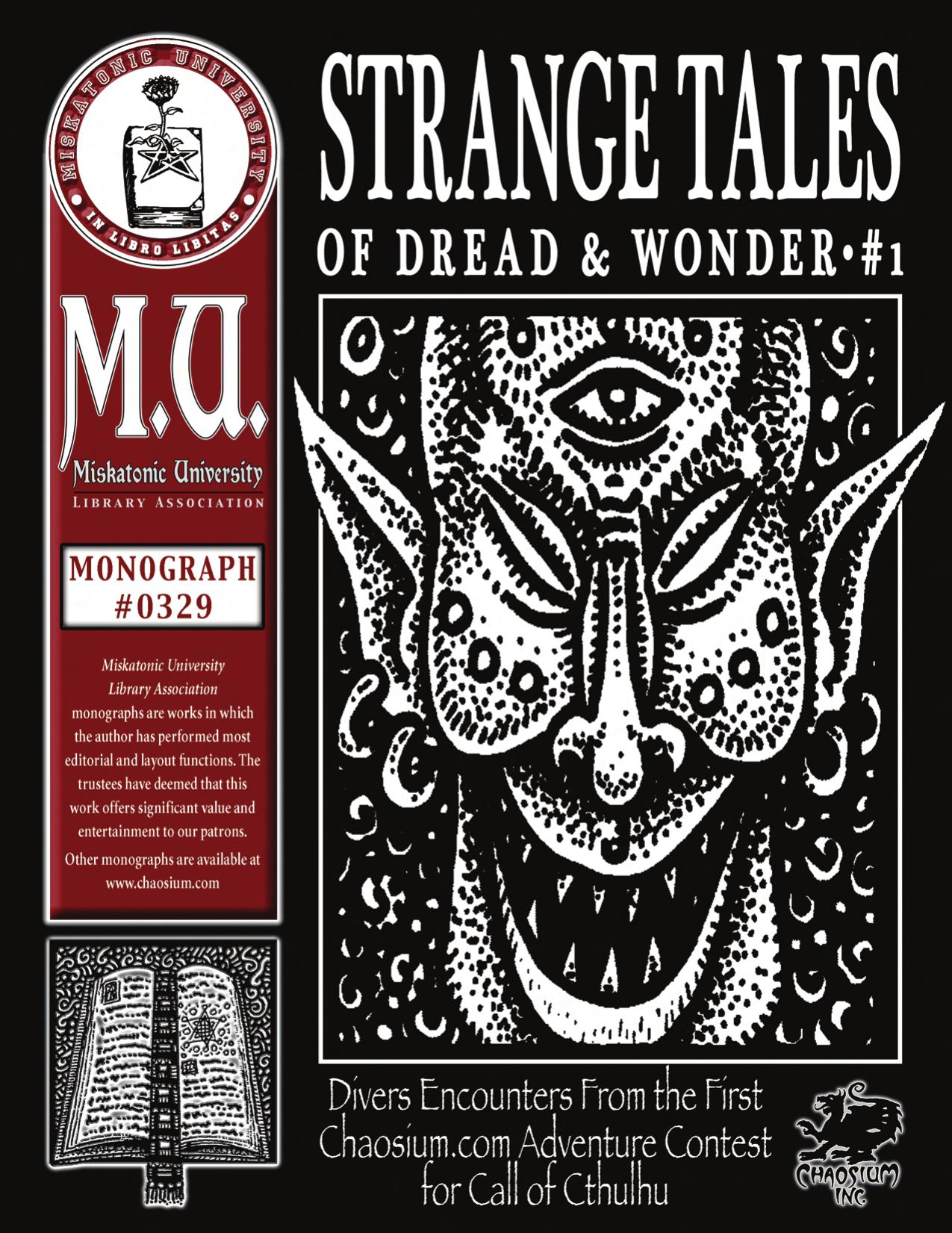 Call of Cthulhu - Strange Tales of Dread & Wonder #1 by 329