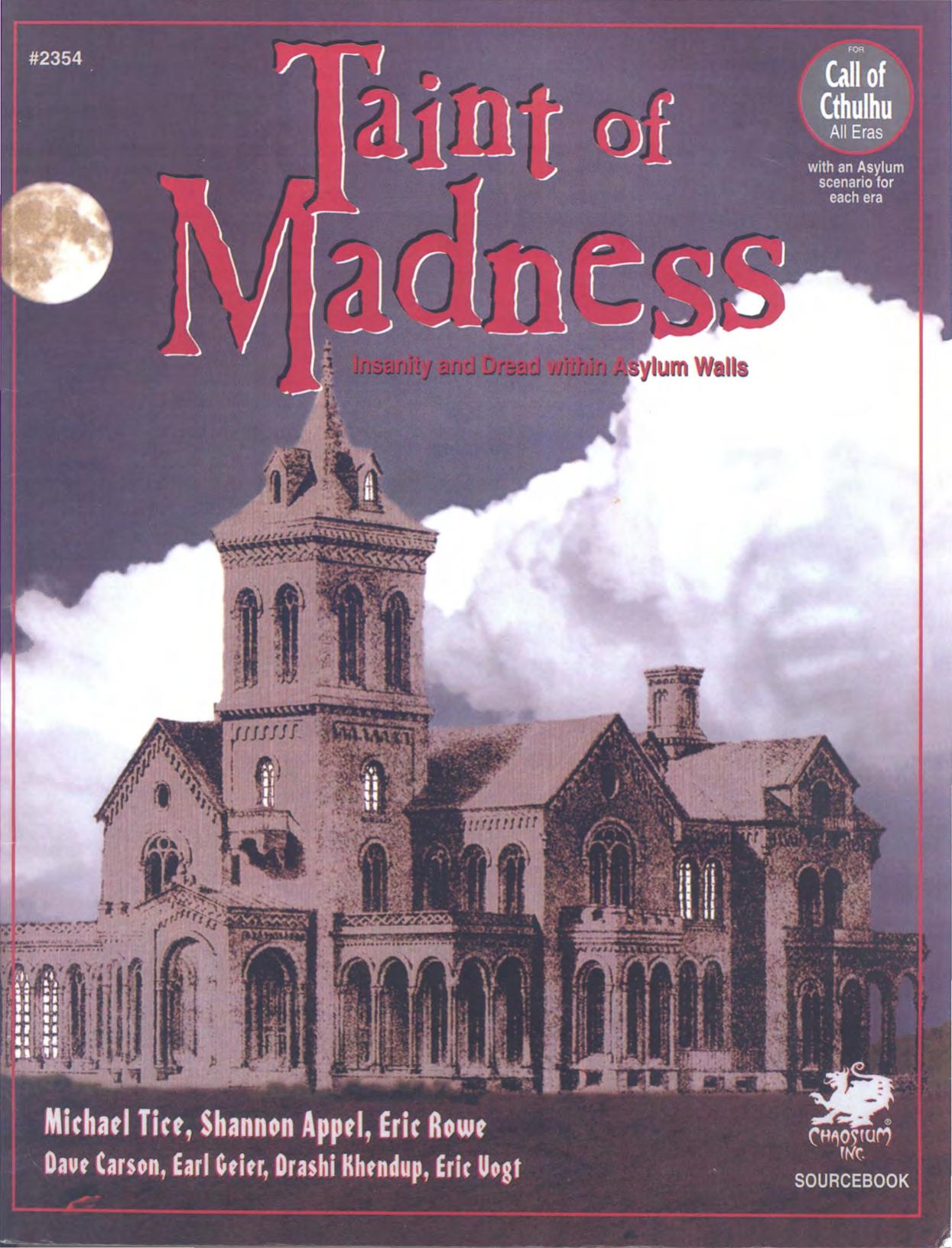 Call of Cthulhu by Taint of Madness