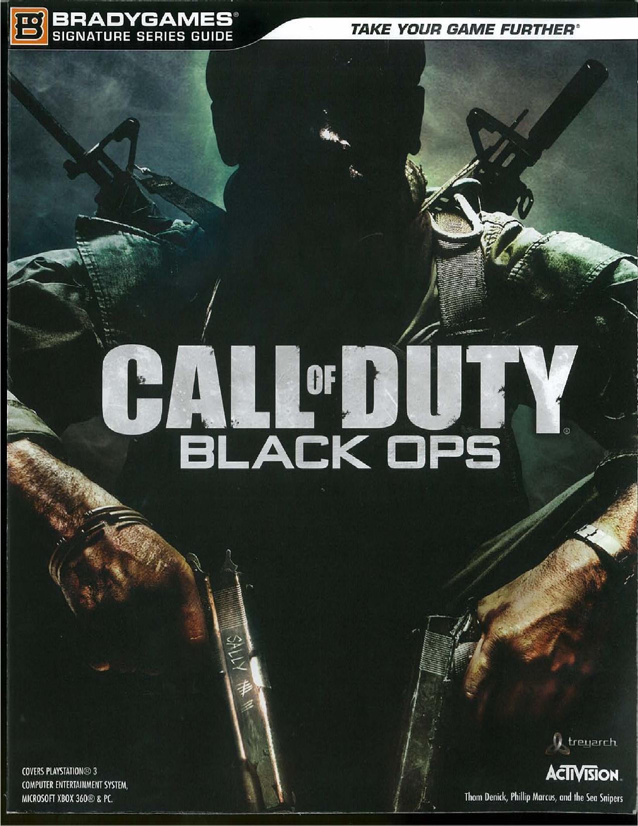 Call of Duty Black Ops BradyGames Official Strategy Guide (Better Quality) by Unknown
