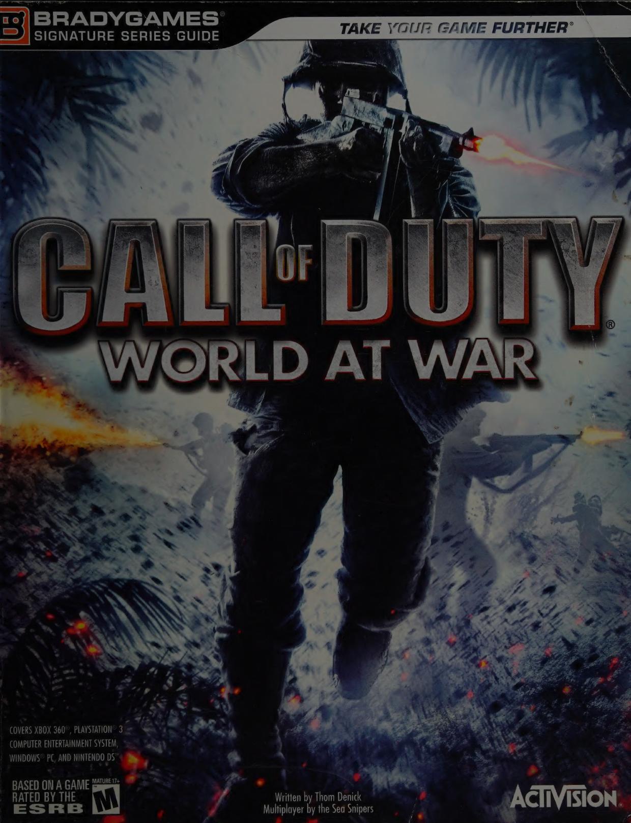 Call of Duty World at War Official Strategy Guide by Thom Denick; Rich Hunsinger