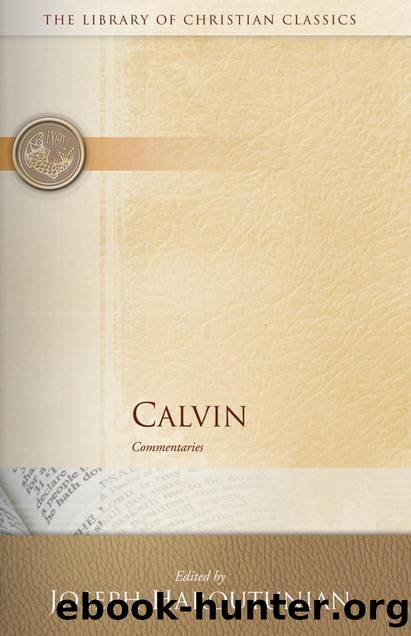 Calvin: Commentaries by Commentaries (Library of Christian Classics)