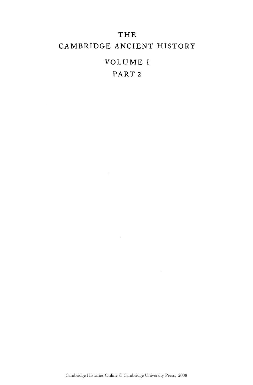 Cambridge Ancient History Vol. 1. P.2. Early History of the Middle East by Unknown