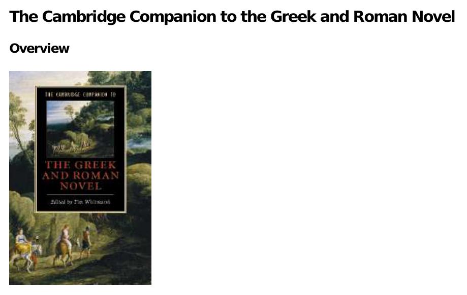 Cambridge Collections Online : Book Home by Unknown