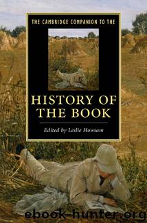 Cambridge Companion to the History of the Book (9781316241677) by Leslie Howsam (ed)
