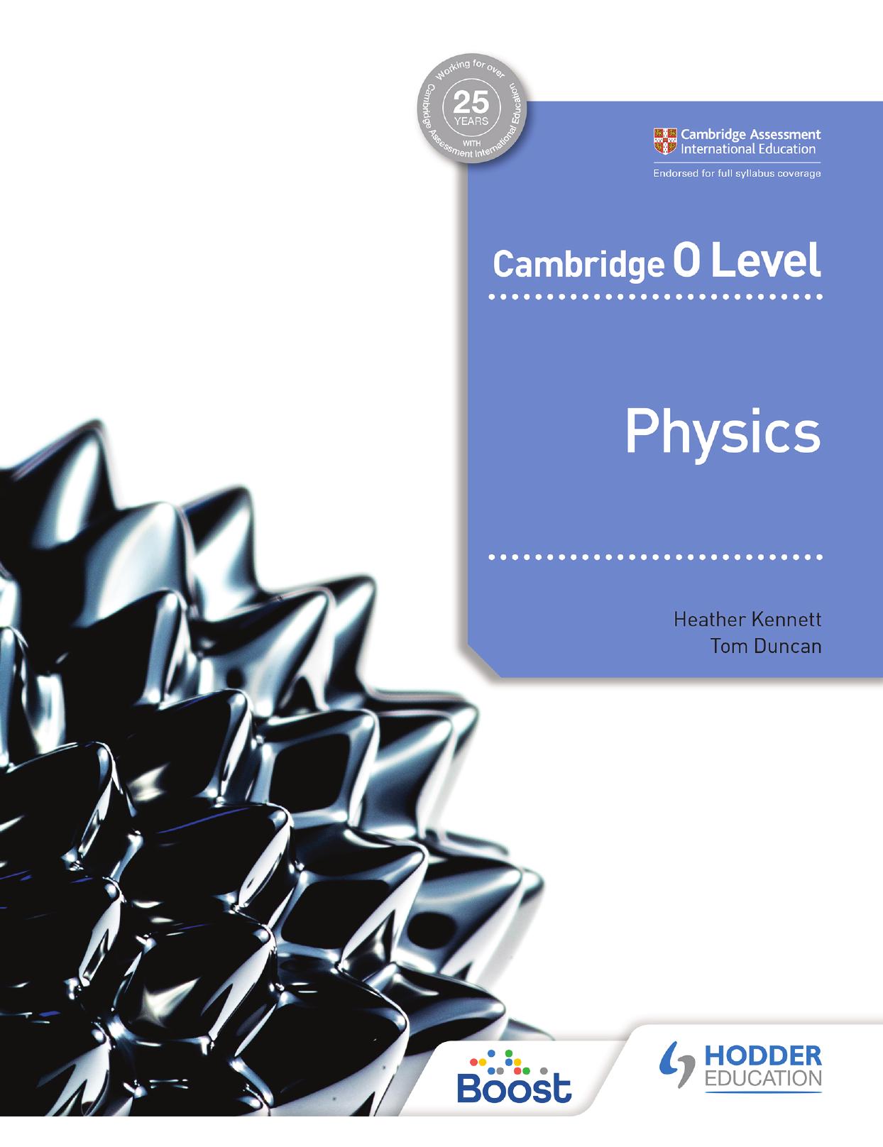 Cambridge O Level Physics by Heather Duncan