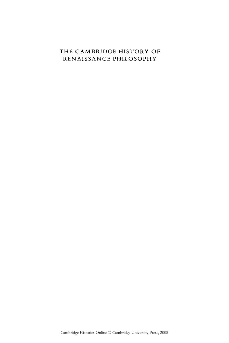 Cambridge University Press History of Renaissance Philosophy (1988) by OCESCAN