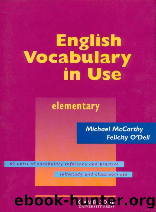 Cambridge by English Vocabulary in Use 1 (Elementary) (1999)