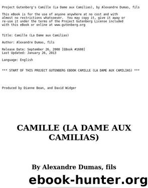 Camille by Alexandre Dumas