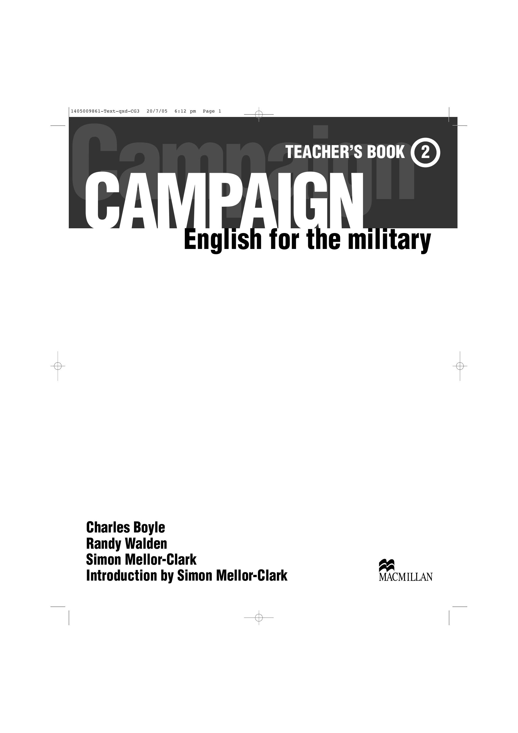 Campaign - English for the military - Level 2 by TB