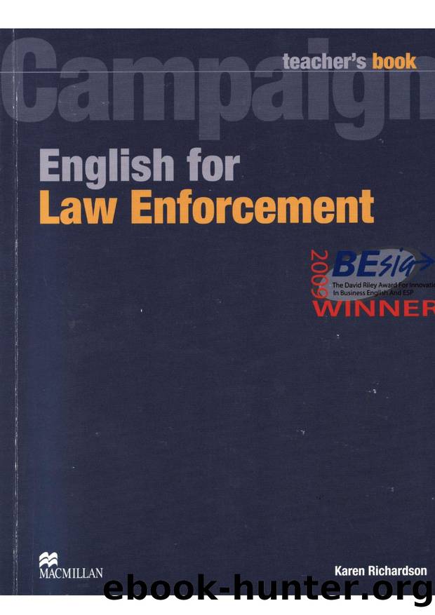 Campaign English for law enforcement TB by Unknown