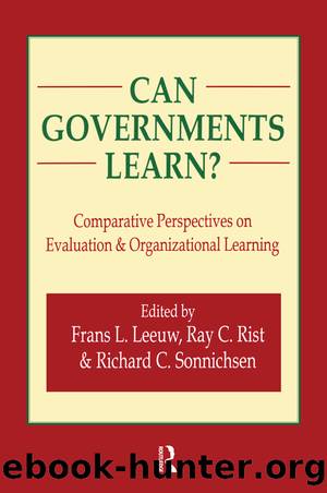Can Governments Learn?: Comparative Perspectives on Evaluation and Organizational Learning by Frans L. Leeuw