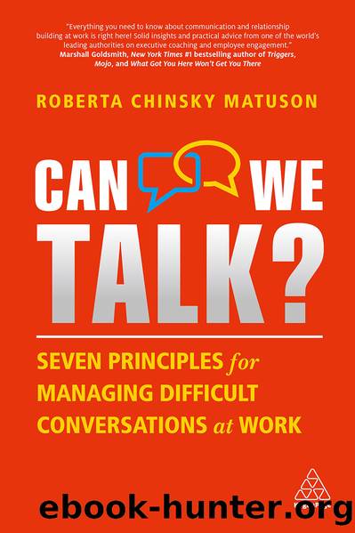 Can We Talk? by Matuson Roberta Chinsky;