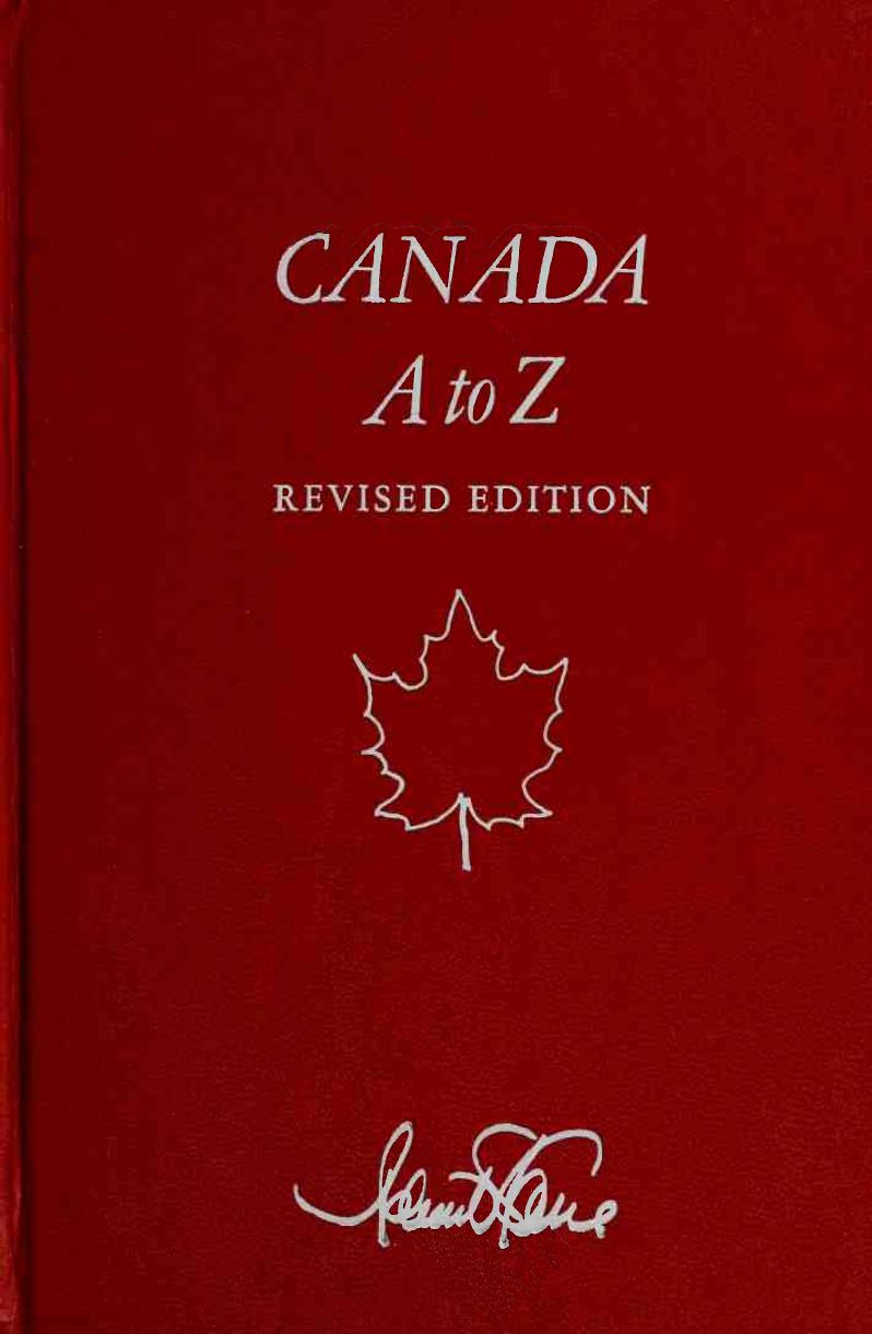 Canada A to Z by Robert S Kane