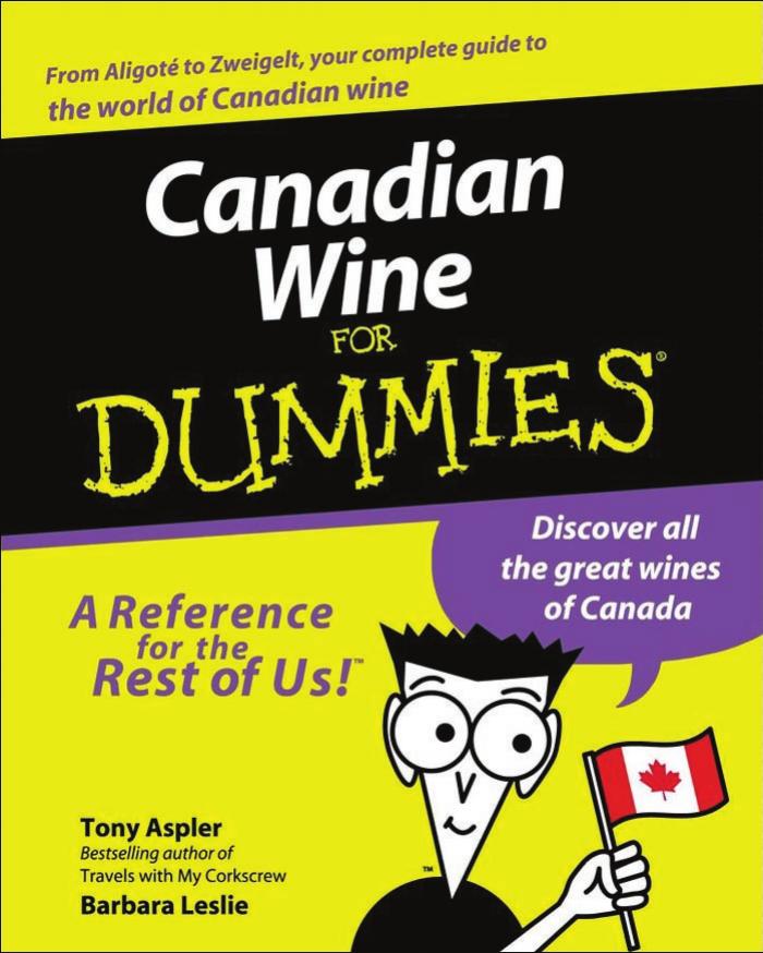 Canadian Wine for Dummies by Tony Aspler Barbara Leslie