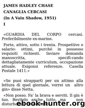 Canaglia Cercasi by James Hadley Chase