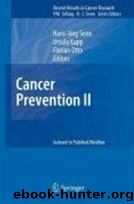 Cancer Prevention II by Unknown