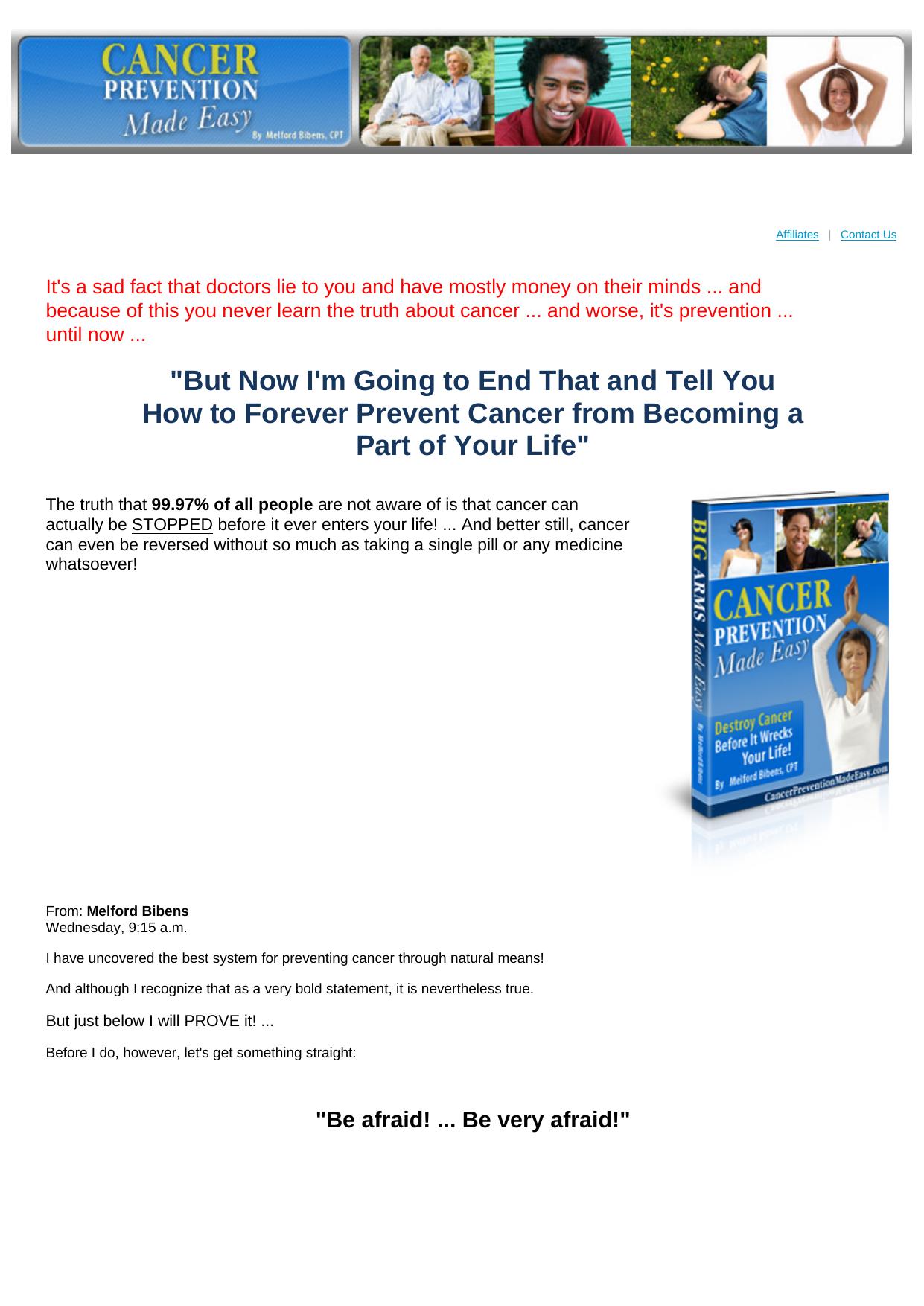 Cancer Prevention Made Easy. by Best of Kuszter's Collection