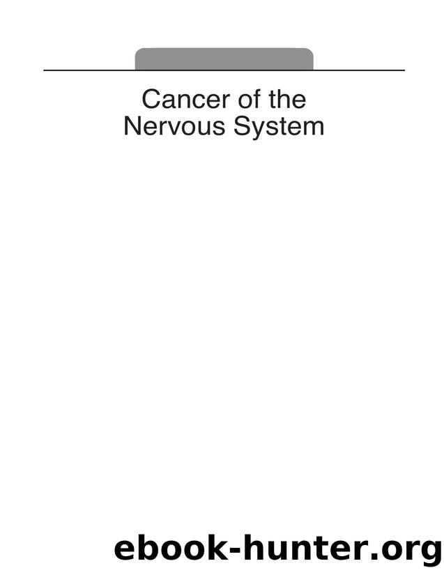 Cancer of the Nervous System by Peter M. Black