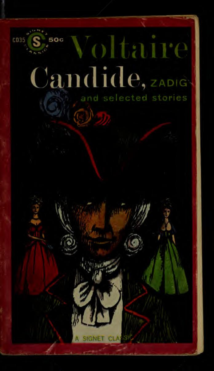 Candide, Zadig, and selected stories by Voltaire 1694-1778;Frame Donald Murdoch 1911-1991
