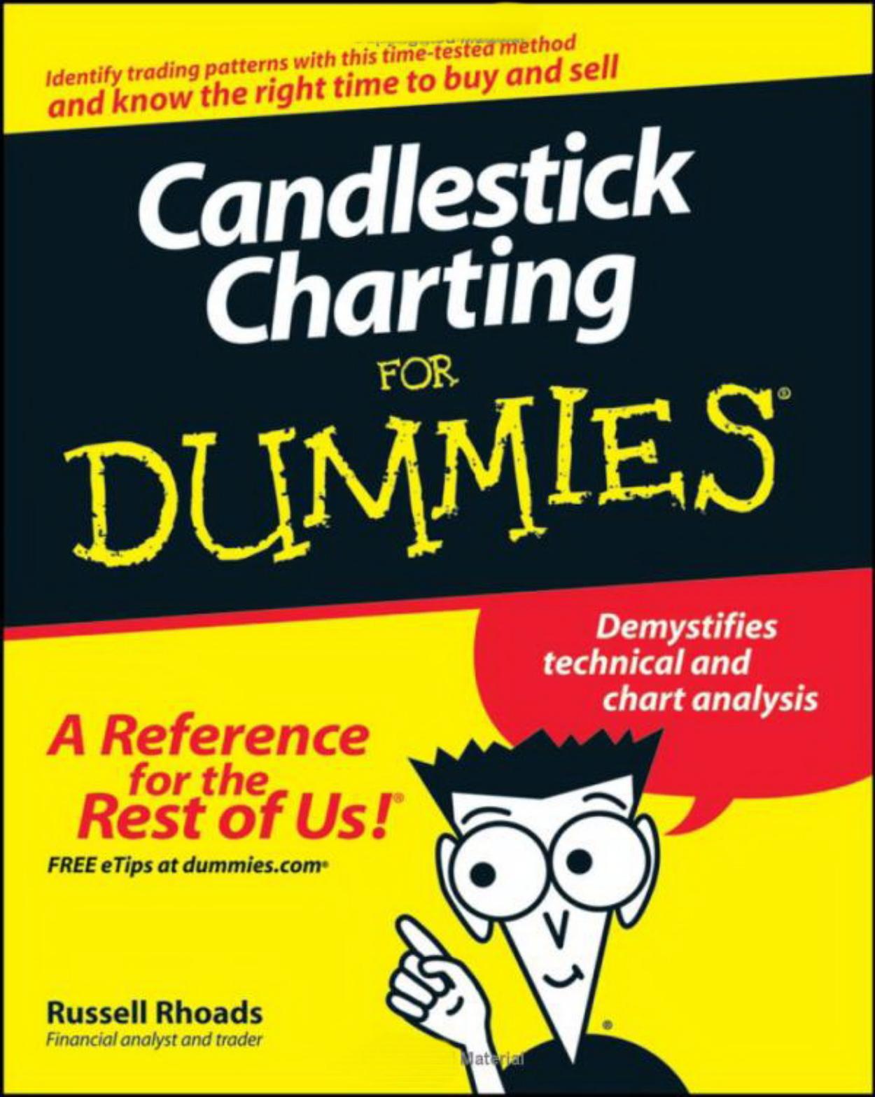 Candlestick Charting For Dummies by Russell Rhoads