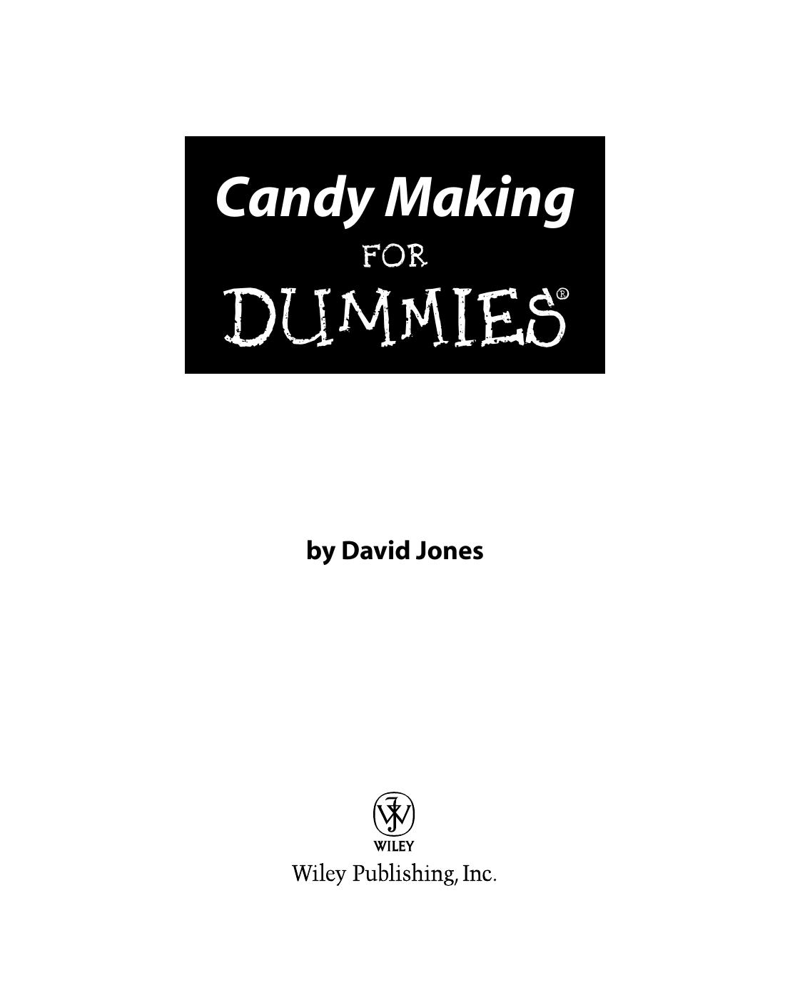 Candy Making for DUMmIES by Unknown