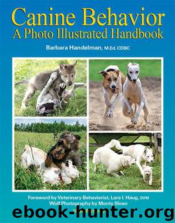 Canine Behavior A Photo Illustrated Handbook by Barbara Handelman M.Ed CDBC