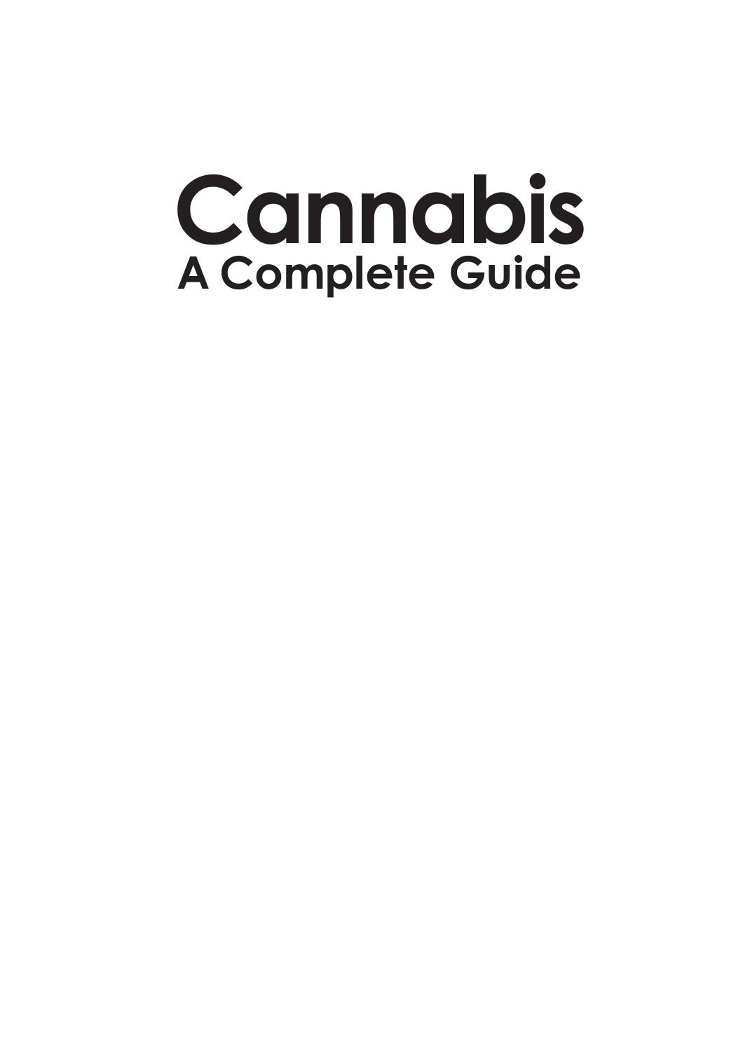 Cannabis: a complete guide by Ernest Small
